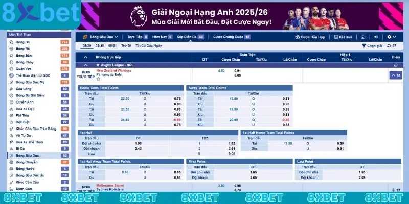 Các bộ môn cá cược cực đỉnh tại sảnh game SBO Thể Thao