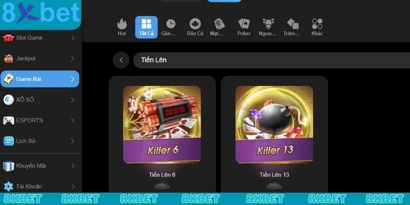 Game bài tiến lên miền Nam cực đỉnh đến từ 8xbet